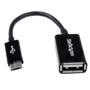 StarTech(スターテック) UUSBOTG(ブラック) USB OTG変換アダプタ 10cm｜ebest