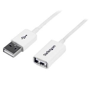 StarTech(スターテック) USBEXTPAA1MW(ホワイト) USB2.0 延長ケーブル 1m｜ebest