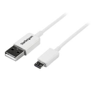 StarTech(スターテック) USBPAUB1MW(ホワイト) micro USB2.0 ケーブル 1m｜ebest