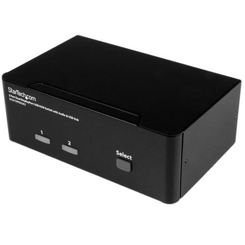 StarTech(スターテック) SV231DPDDUA2 2ポートDPデュアルモニターKVMスイッ...