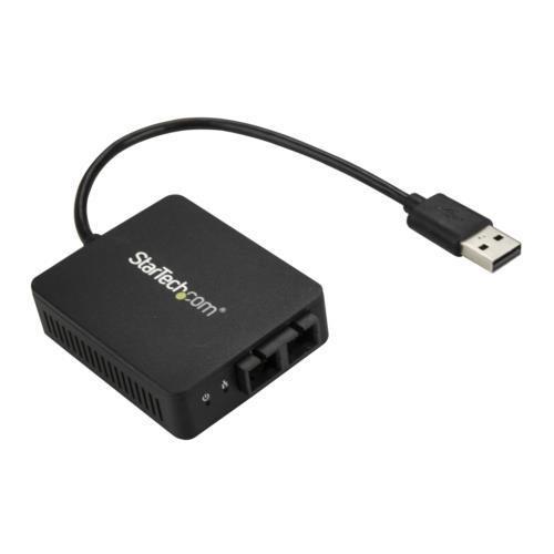 StarTech(スターテック) US100A20FXSC ブラック USB 2.0 - 光ファイバ...