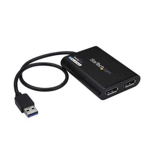 StarTech(スターテック) USB32DP24K60 ブラック USB 3.0 - デュアルD...