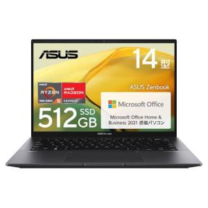 ASUS(エイスース) UM3402YA-KP395WS Zenbook 14 14型 Ryzen 5/16GB/512GB/Office ジェイドブラック｜ebest