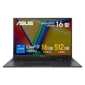 ASUS(エイスース) K3604ZA-MB032W Vivobook 16X 16型 Core i7/16GB/512GB/WPS インディーブラック｜ebest