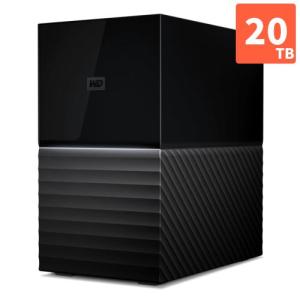 WesternDigital(ウエスタンデジタル) WDBFBE0200JBK-JEEX My Book Duo(2021EX) 外付HDD 2ドライブ 20TB｜ebest