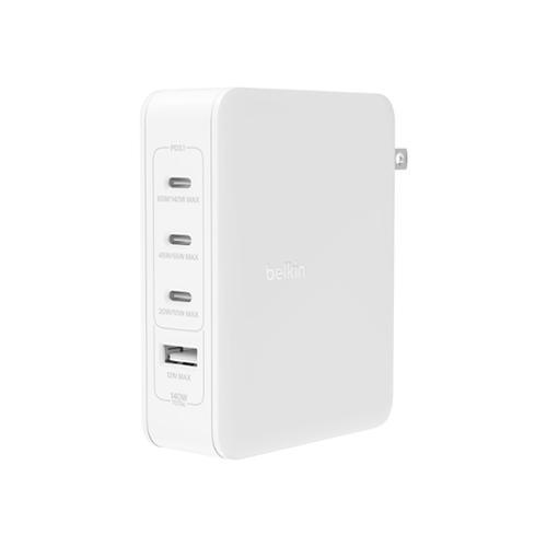 BELKIN WCH014dqWH 4ポートGaN 充電器 140W BoostCharge Pro