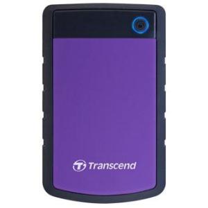 トランセンド(Transcend) TS2TSJ25H3P(Purple) ポータブルHDD 2TB USB2.0/3.0接続 耐衝撃｜ebest