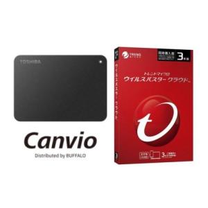 バッファロー(BUFFALO) CANVIO ポータブル HD-TPA4U3-B + ウイルスバスター