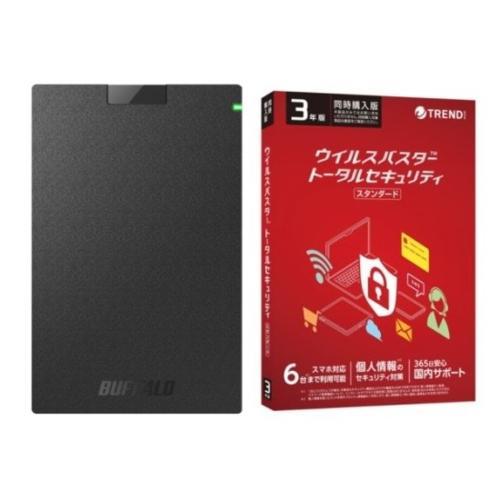 バッファロー(BUFFALO) HD-PCG2.0U3-GBA 2TB + ウイルスバスター TSS...