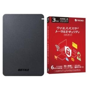 バッファロー(BUFFALO) HD-PGF4.0U3-GBKA 4TB + ウイルスバスター TSS 3年版 同時購入用セット｜ebest