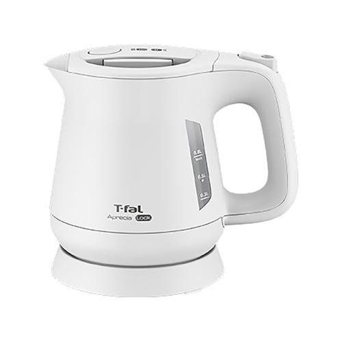 ティファール(T-fal) KO6401JP ホワイト アプレシア ロック 0.8L 電気ケトル 軽...