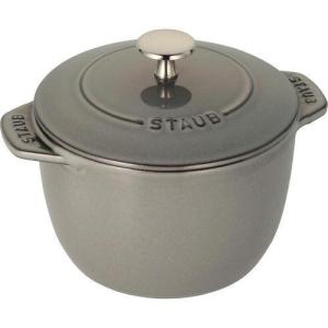 ストウブ(staub) ラ ココット de GOHAN Mサイズ 16cm グレー 日本正規