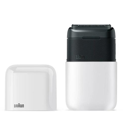 ブラウン(BRAUN) M-1011(ホワイト) Braun mini モバイル 電気シェーバー 2...