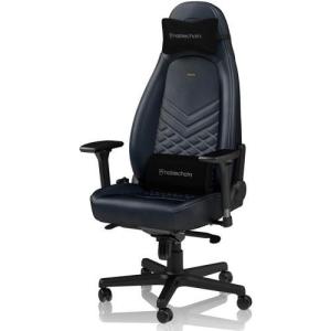 noblechairs(ノーブルチェアーズ) NBL-ICN-RL-MBG-SGL(ミッドナイトブルー) ICON - Real Leather｜ebest