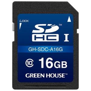 GREEN HOUSE(グリーンハウス) GH-SDC-A16G SDHCカード 16GB CLASS10｜ebest