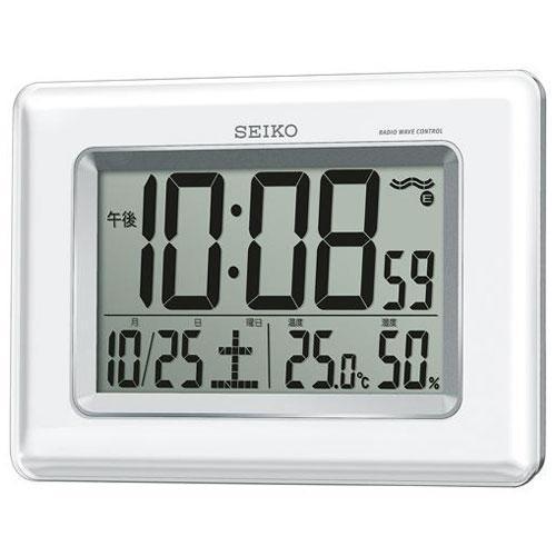 セイコー(SEIKO) SQ424W(白パール塗装) 電波掛置兼用時計