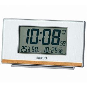 SEIKO（セイコー） 置き時計 SQ793W 電波時計 デジタル カレンダー