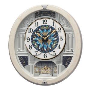 リズム 掛け時計 電波 からくり 30曲 スモールワールド 4MN537RH04 リズム製品情報 | 4MN537RH04