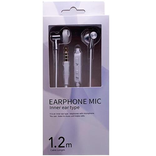 オズマ ESM-SP101WS ホワイト ステレオイヤホンマイク インナーイヤータイプ