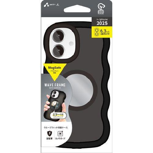 エアージェイ(air-j) AC-P25-WA-BK ブラック iPhone 17用 MagSafe...