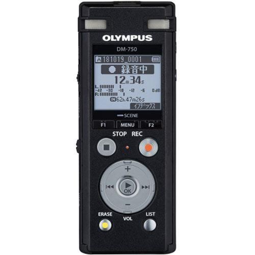 オリンパス(OLYMPUS) DM-750 BLK(ブラック) Voice-Trek ICレコーダー...