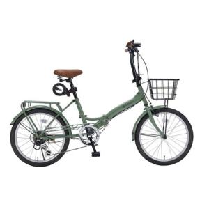 マイパラス (My pallas) MF209-LG (リーフグリーン) 折畳自転車 20インチ シマノ6段変速機 (サムシフト) 付の商品画像