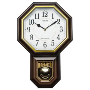 掛け時計 アナログ ノア精密 MAG マグ 電波 振り子 チャイム ボンボン