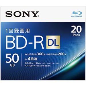 ソニー(SONY) 20BNR2VJPS4 録画・録音用 BD-R DL 50GB 一回(追記)録画...