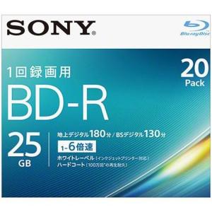 ソニー(SONY) 20BNR1VJPS6 録画・録音用 BD-R 25GB 一回(追記)録画 プリ...