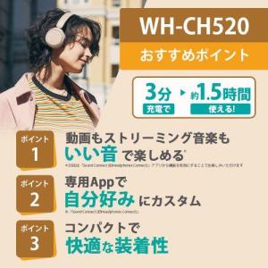 ソニー(SONY) WH-CH520-Y イエ...の詳細画像3