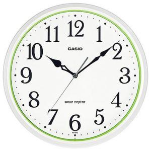 CASIO(カシオ) 掛け時計 電波 ホワイト 直径30.5cm アナログ 夜間秒針