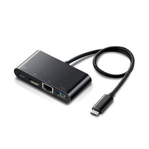 エレコム(ELECOM) DST-C09BK(ブラック) USB Type-C接続ドッキングステーション HDMI｜ebest