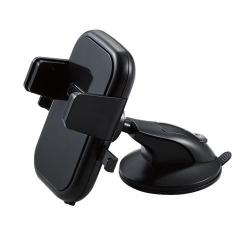 エレコム(ELECOM) P-CARS10BK ブラック 車載スマホ ワンタッチホルダー 強力ゲル吸...