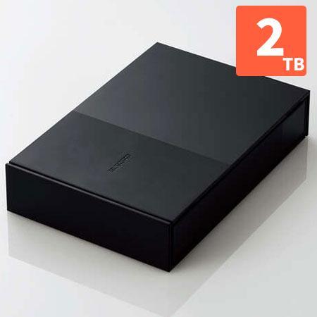 エレコム(ELECOM) ELD-GTV020UBK(ブラック) TV向け外付けハードディスク 2T...