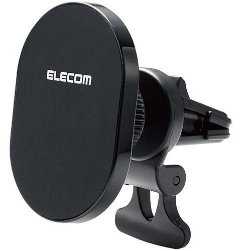 エレコム(ELECOM) P-CARS13BK ブラック MagSafe対応 スマホホルダー マグネ...