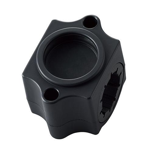 エレコム(ELECOM) AT-CYCPCBK ブラック AirTag用 自転車ホルダー ハンドル取...