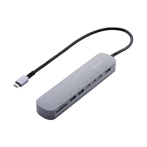 エレコム(ELECOM) DST-C22SV(シルバー) USB Type C ドッキングステーショ...