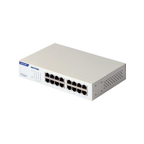 エレコム(ELECOM) EHC-G16MN2-HW スイッチングハブ LAN ハブ 16ポート G...