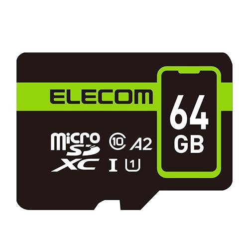 エレコム(ELECOM) MF-SP064GU11A2R スマートフォン用 microSDXCメモリ...