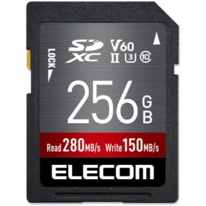 エレコム(ELECOM) MF-FS256GU23V6R UHS-II SDXCメモリカード 256GB