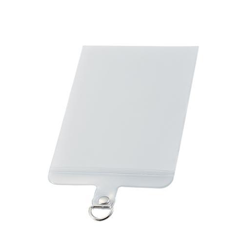 エレコム(ELECOM) P-STHD1CAMCR マットクリア スマホ ストラップホルダー シート...