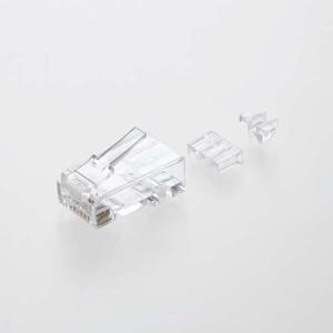 エレコム(ELECOM) LD-6RJ45T100/L RJ45 コネクタ Cat6A Cat6 LANケーブル用 100個入り ガイドパーツ付き｜ebest