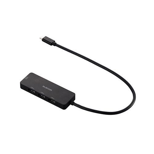 エレコム(ELECOM) U3H-MH3006BBK ブラック USB Type-C TM ハブ＋1...