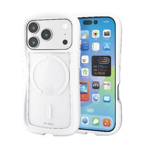 エレコム(ELECOM) PM-A25CGRPFMWH ホワイト iPhone17 Pro ケース ...