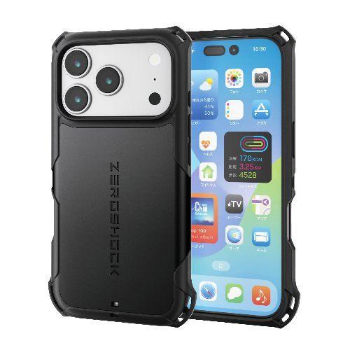 エレコム(ELECOM) PM-A25CZEROMGBK ブラック iPhone17 Pro ケース...