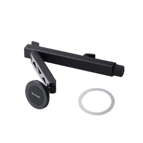 エレコム(ELECOM) P-CARS17BK ブラック スマホホルダー 車 後部座席用 MagSa...