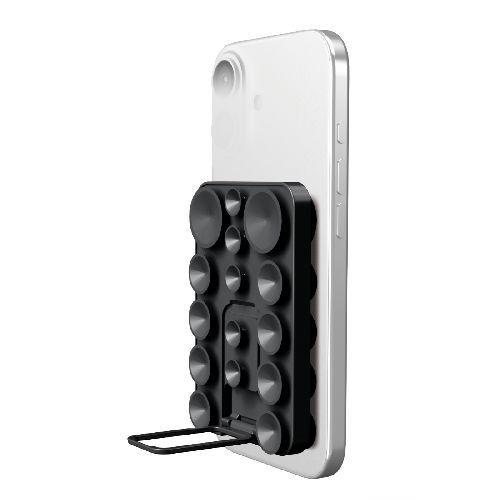 エレコム(ELECOM) P-TKPTSUCS01BK ブラック スマホホルダー 両面吸盤 全機種対...