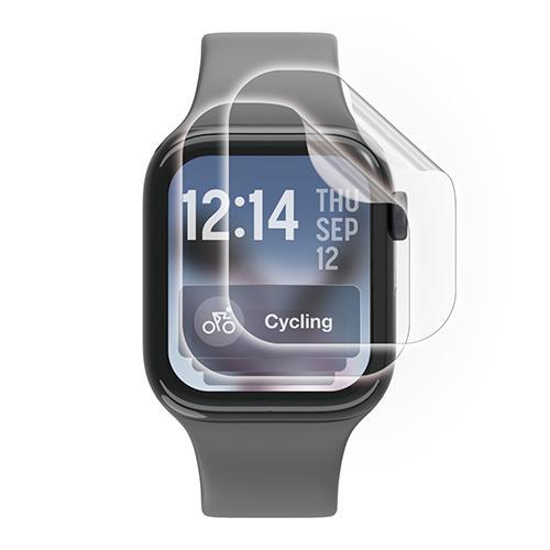 エレコム(ELECOM) AW-25AFLAPKRG アップルウォッチ 衝撃吸収 フィルム 2枚入 ...