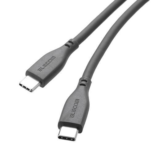 エレコム(ELECOM) MS-CC5PSS20GY ストーングレー USB-C ケーブル PD10...