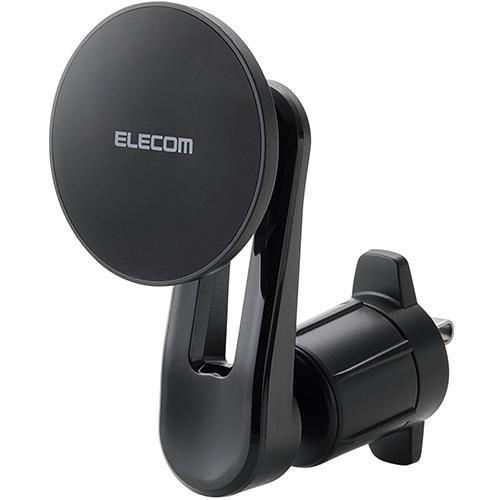 エレコム(ELECOM) P-CARS18BK ブラック 車載スマホホルダー MagSafe対応 マ...